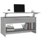 vidaXL Τραπεζάκι Σαλονιού Γκρι Sonoma102x50x52,5 εκ.Επεξεργασμένο Ξύλο