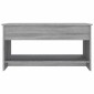 vidaXL Τραπεζάκι Σαλονιού Γκρι Sonoma102x50x52,5 εκ.Επεξεργασμένο Ξύλο