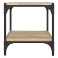 vidaXL Έπιπλο Τηλεόρασης Sonoma Δρυς 40x33x41 εκ. Επεξ. Ξύλο & Ατσάλι