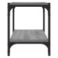 vidaXL Έπιπλο Τηλεόρασης Γκρι Sonoma 40x33x41 εκ. Επεξ. Ξύλο & Ατσάλι