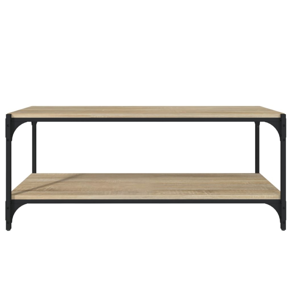 vidaXL Έπιπλο Τηλεόρασης Sonoma Δρυς 100x33x41 εκ. Επεξ. Ξύλο & Ατσάλι