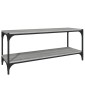 vidaXL Έπιπλο Τηλεόρασης Γκρι Sonoma 100x33x41 εκ. Επεξ. Ξύλο & Ατσάλι