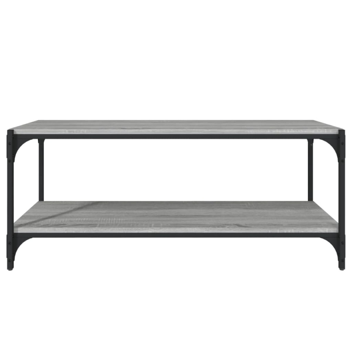 vidaXL Έπιπλο Τηλεόρασης Γκρι Sonoma 100x33x41 εκ. Επεξ. Ξύλο & Ατσάλι