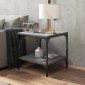 vidaXL Τραπεζάκια Σαλονιού 2 τεμ. Γκρι Sonoma 40x40x40 εκ. Επεξ. Ξύλο
