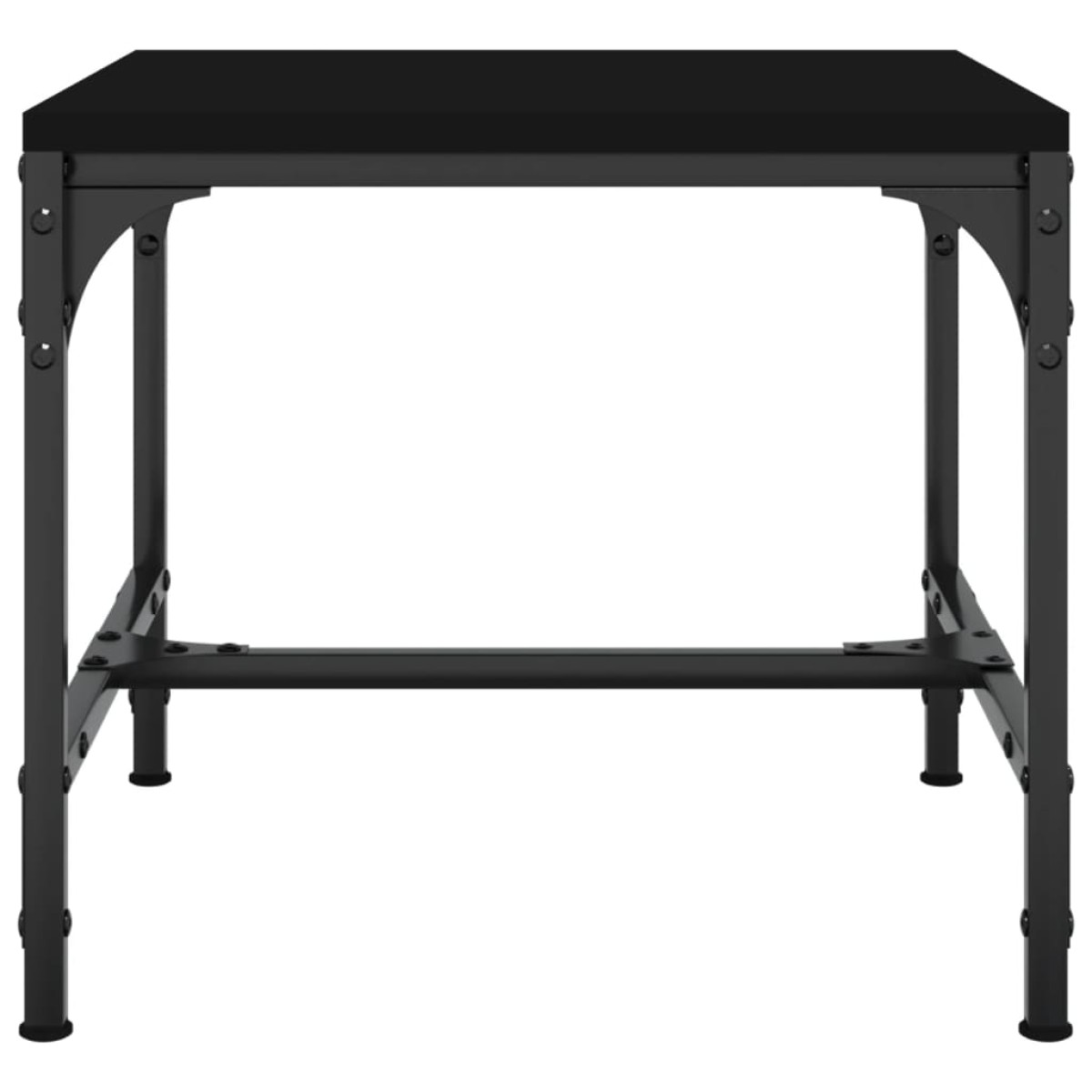 vidaXL Βοηθητικά Τραπέζια 2 τεμ. Μαύρα 40x40x35 εκ. Επεξεργασμένο Ξύλο
