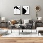 vidaXL Βοηθητικά Τραπέζια 2 τεμ. Μαύρα 40x40x35 εκ. Επεξεργασμένο Ξύλο
