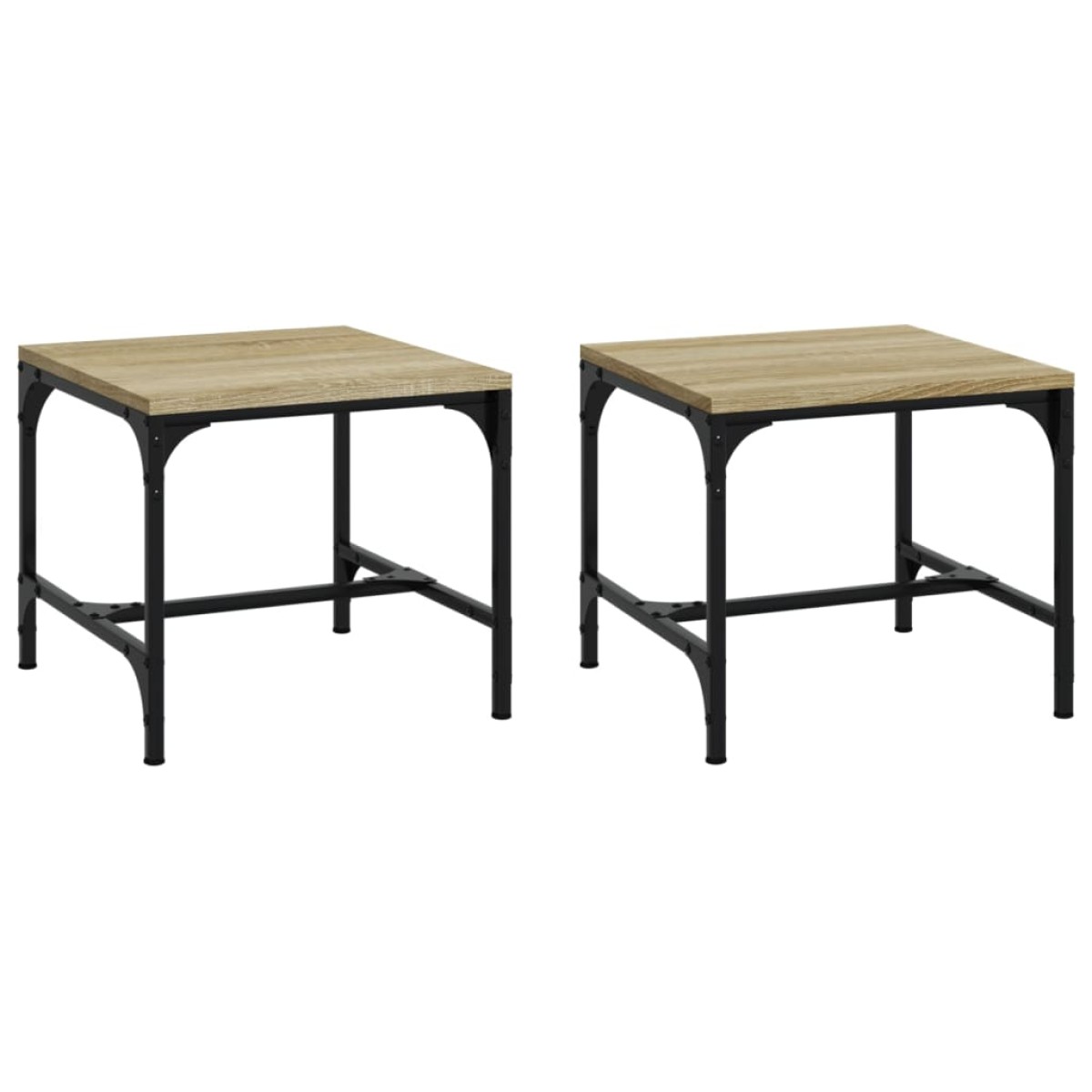 vidaXL Τραπεζάκια Σαλονιού 2 τεμ. Sonoma Δρυς 40x40x35 εκ. Επεξ. Ξύλο