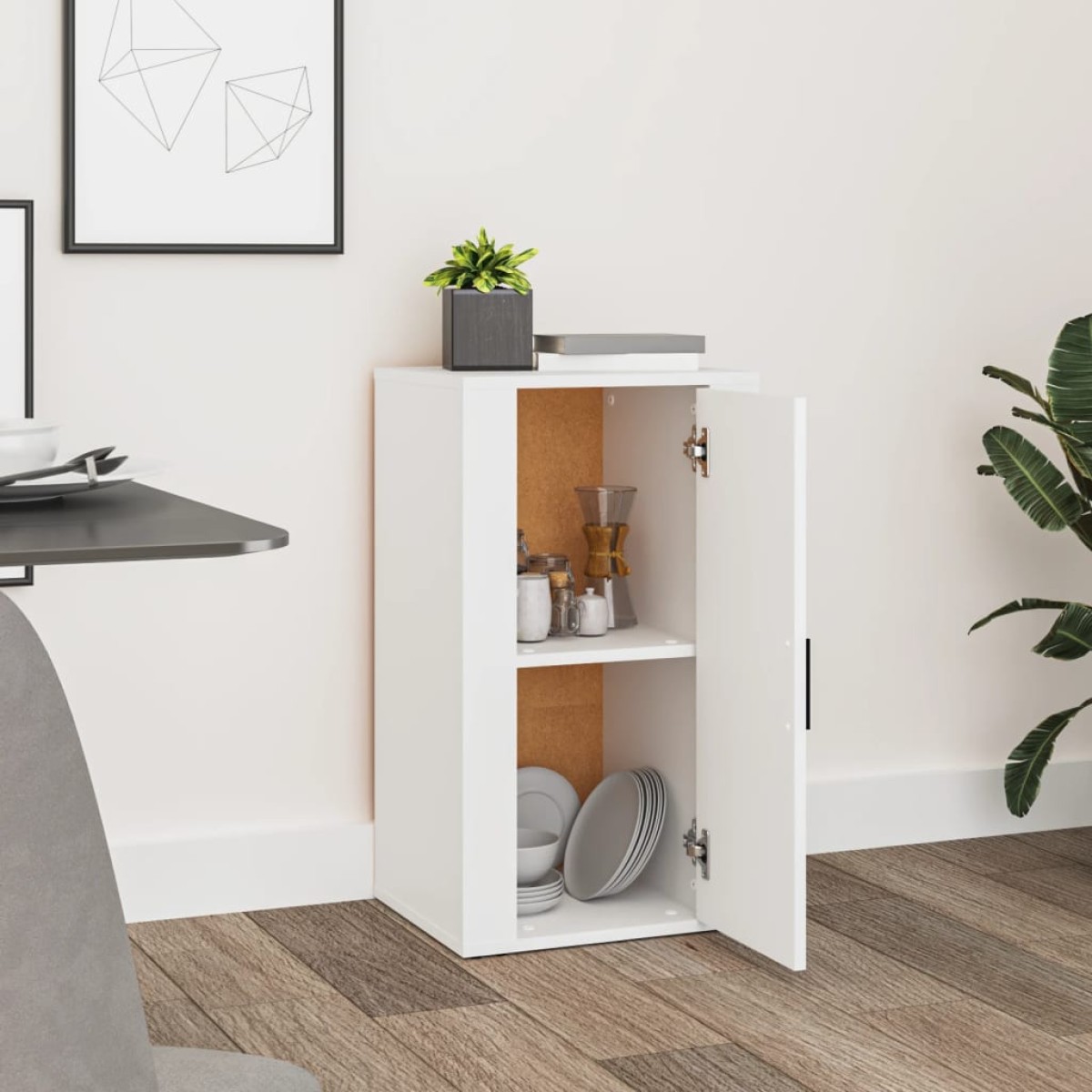 vidaXL Ντουλάπι Λευκό 40 x 33 x 70 εκ. από Επεξεργασμένο Ξύλο
