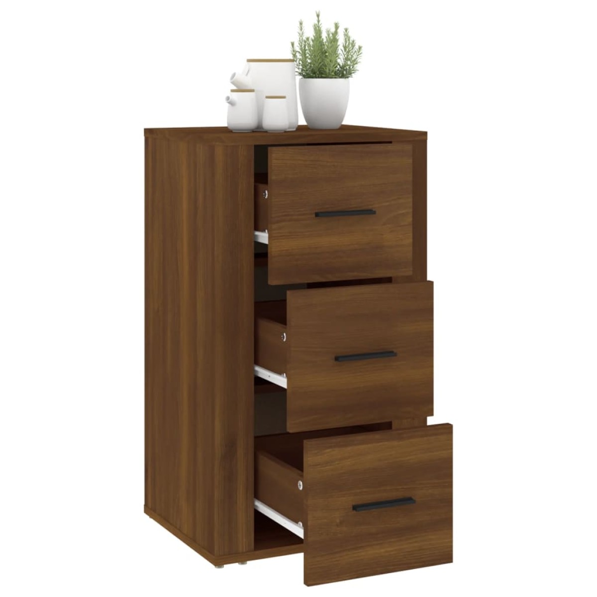 vidaXL Ντουλάπι Καφέ Δρυς 40 x 33 x 70 εκ. από Επεξεργασμένο Ξύλο