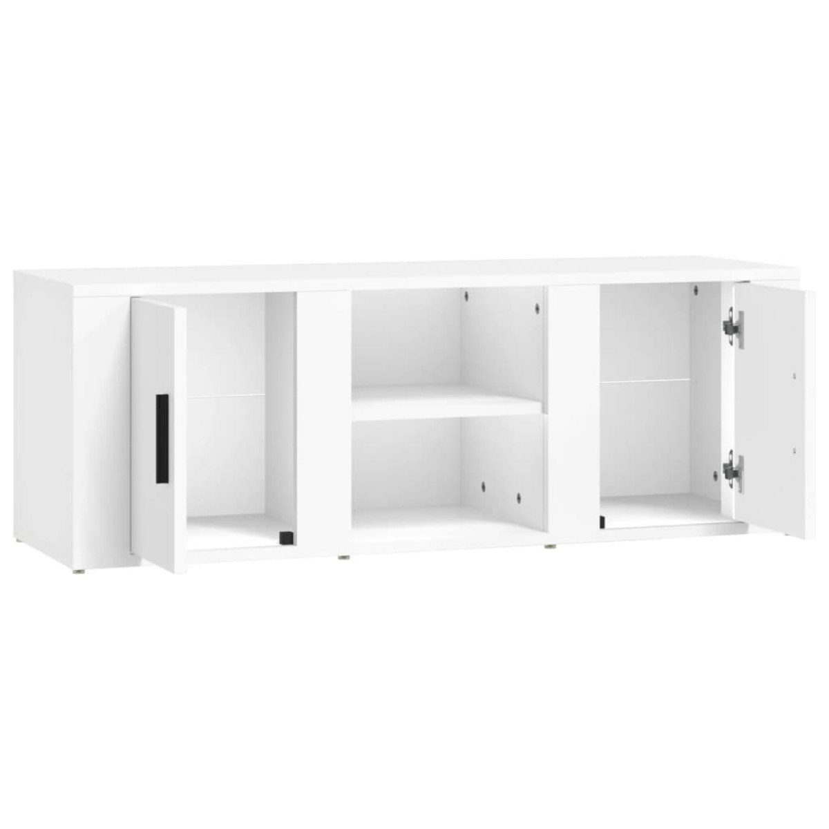 vidaXL Έπιπλο Τηλεόρασης Λευκό 100 x 31,5 x 35 εκ. Επεξεργασμένο Ξύλο