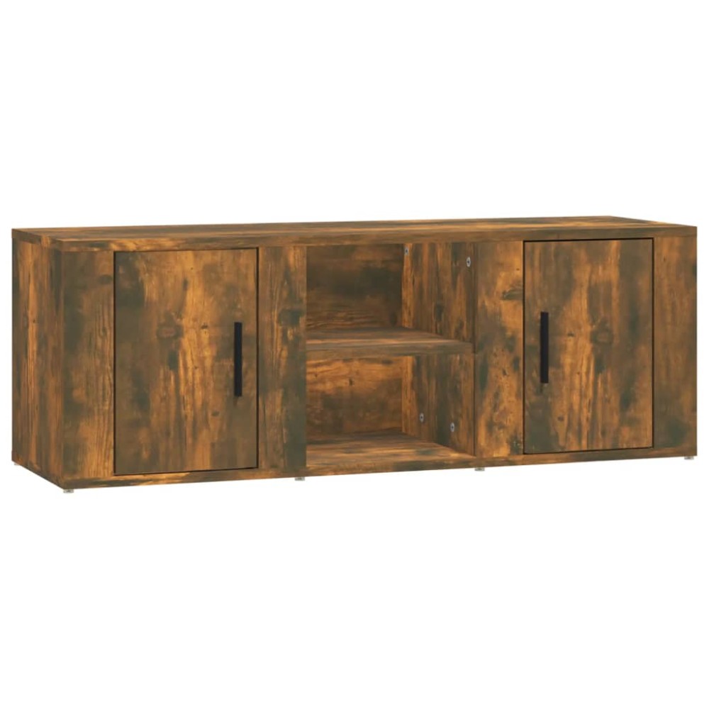 vidaXL Έπιπλο Τηλεόρασης Καπνιστή Δρυς 100x31,5x35 εκ. Επεξ. Ξύλο