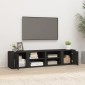 vidaXL Έπιπλα Τηλεόρασης 2 τεμ. Μαύρα 80x31,5x36εκ. Επεξεργασμένο Ξύλο
