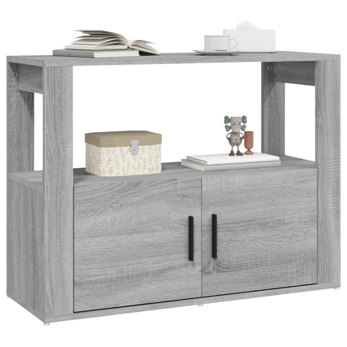 vidaXL Ντουλάπι Γκρι Sonoma 80x30x60 εκ. από Επεξεργασμένο Ξύλο