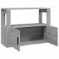 vidaXL Ντουλάπι Γκρι Sonoma 80x30x60 εκ. από Επεξεργασμένο Ξύλο