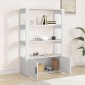 vidaXL Ντουλάπι Λευκό 80 x 30 x 119,5 εκ. από Επεξεργασμένο Ξύλο