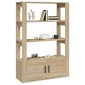 vidaXL Ντουλάπι Sonoma Δρυς 80x30x119,5 εκ. από Επεξεργασμένο Ξύλο