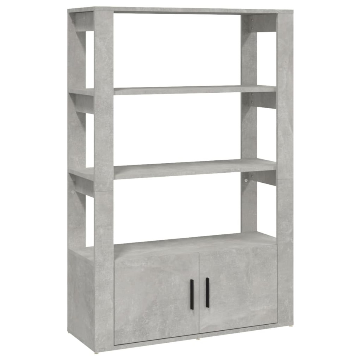 vidaXL Ντουλάπι Γκρι Σκυροδέματος 80x30x119,5 εκ. Επεξεργασμένο Ξύλο