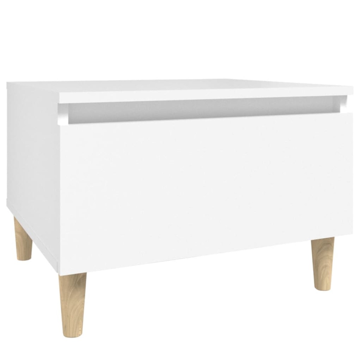vidaXL Βοηθητικά Τραπέζια 2 τεμ. Λευκά 50x46x35 εκ. Επεξεργασμένο Ξύλο