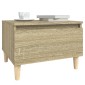 vidaXL Βοηθητικό Τραπέζι Sonoma Δρυς 50x46x35 εκ. Επεξεργασμένο Ξύλο