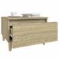 vidaXL Τραπεζάκια Σαλονιού 2 τεμ. Sonoma Δρυς 50x46x35 εκ. Επεξ. Ξύλο