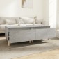 vidaXL Τραπέζια Βοηθητικά 2 τεμ. Γκρι Σκυροδ. 50x46x35 εκ. Επεξ. Ξύλο