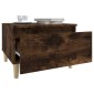 vidaXL Τραπεζάκια Σαλονιού 2 τεμ. Καπνιστή Δρυς 50x46x35 εκ Επεξ. Ξύλο