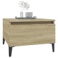 vidaXL Βοηθητικό Τραπέζι Sonoma Δρυς 50x46x35 εκ. Επεξεργασμένο Ξύλο