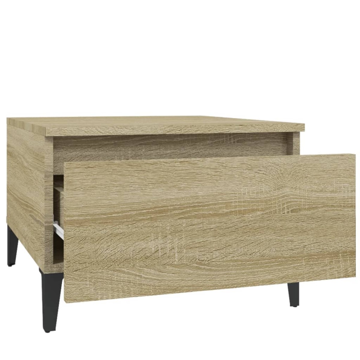 vidaXL Βοηθητικό Τραπέζι Sonoma Δρυς 50x46x35 εκ. Επεξεργασμένο Ξύλο