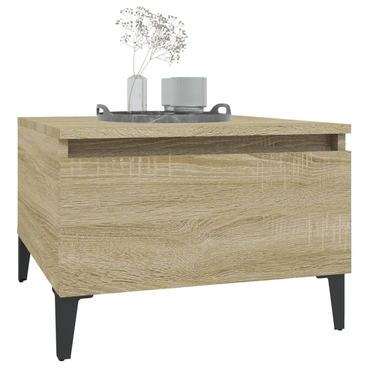 vidaXL Τραπεζάκια Σαλονιού 2 τεμ. Sonoma Δρυς 50x46x35 εκ. Επεξ. Ξύλο