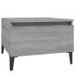vidaXL Τραπέζι Βοηθητικό Γκρι Sonoma 50x46x35 εκ. Επεξεργασμένο Ξύλο