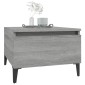 vidaXL Τραπέζι Βοηθητικό Γκρι Sonoma 50x46x35 εκ. Επεξεργασμένο Ξύλο