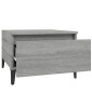 vidaXL Τραπέζι Βοηθητικό Γκρι Sonoma 50x46x35 εκ. Επεξεργασμένο Ξύλο