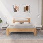 vidaXL Κομοδίνα 2 τεμ. Γυαλ.Λευκό 50x46x50 εκ. από Επεξεργασμένο Ξύλο
