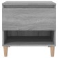 vidaXL Κομοδίνα 2 τεμ Γκρι sonoma 50x46x50 εκ. από Επεξεργασμένο Ξύλο