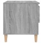 vidaXL Κομοδίνα 2 τεμ Γκρι sonoma 50x46x50 εκ. από Επεξεργασμένο Ξύλο