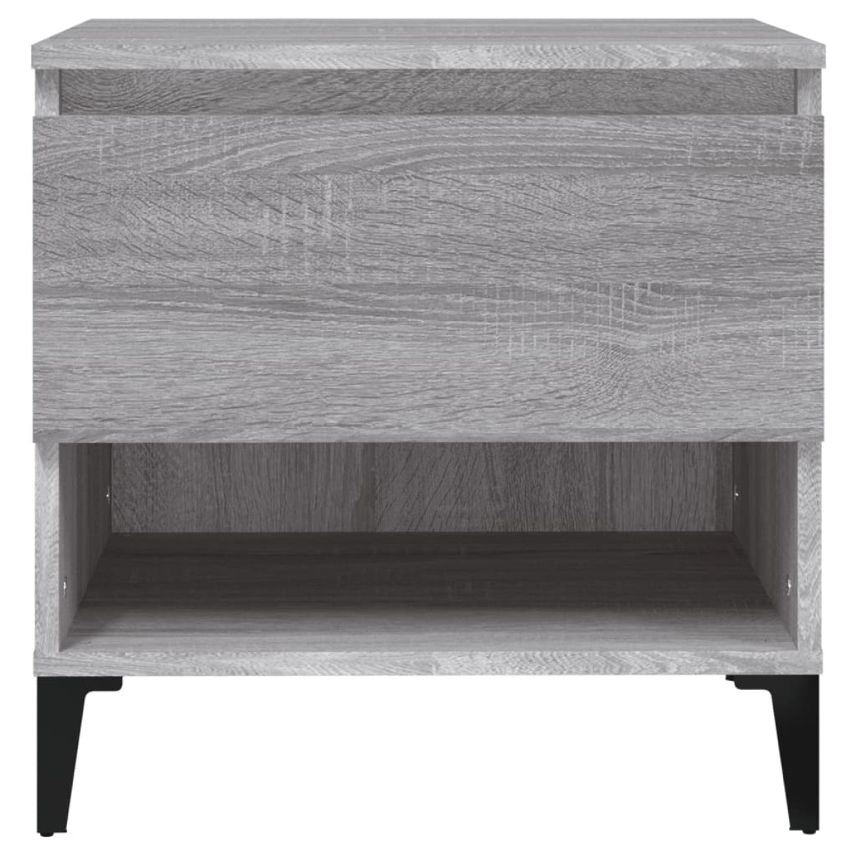 vidaXL Βοηθητικό Τραπέζι Γκρι Sonoma 50x46x50 εκ. Επεξεργασμένο Ξύλο