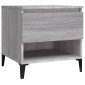 vidaXL Βοηθητικά Τραπέζια 2 τεμ. Γκρι Sonoma 50x46x50 εκ. Επεξ. Ξύλο