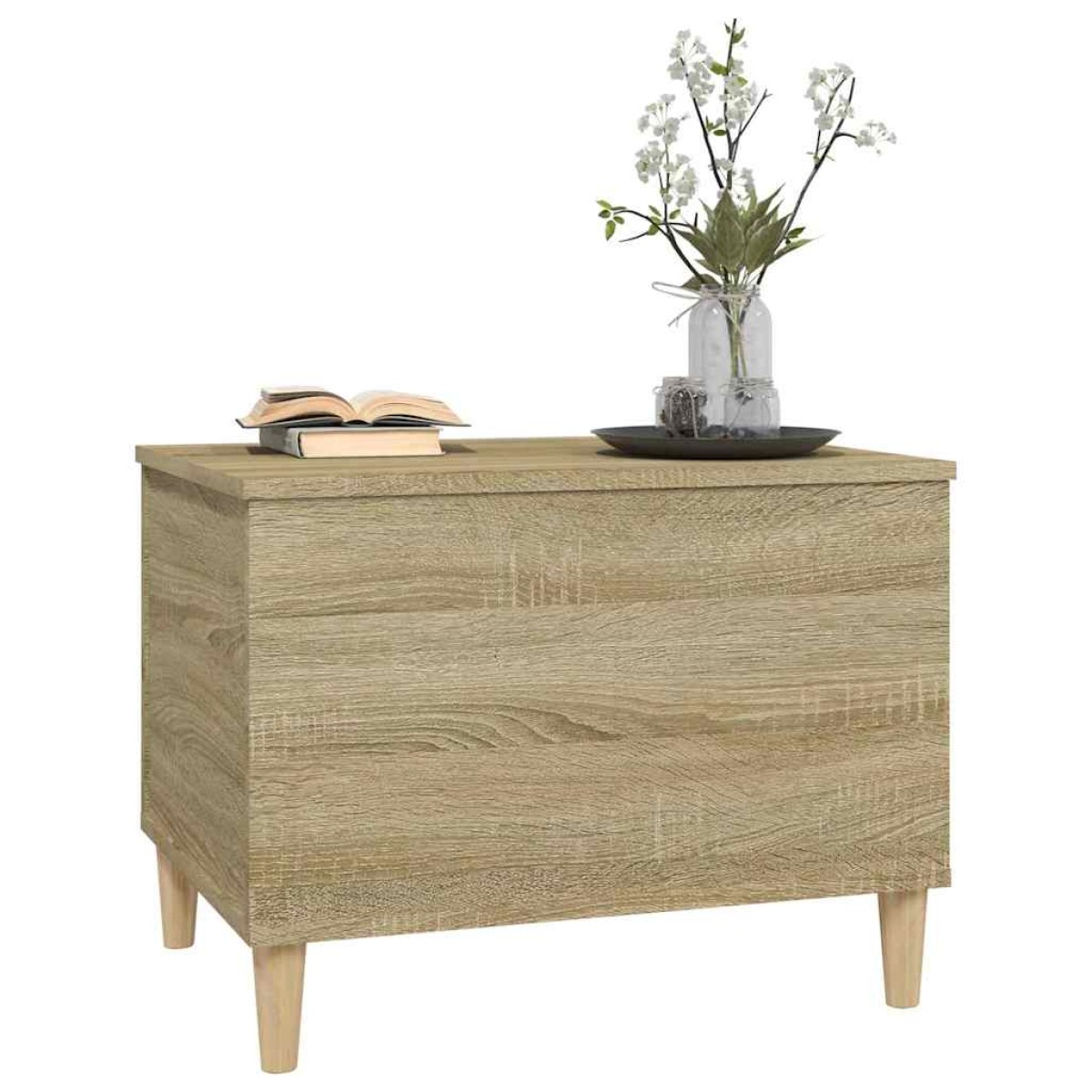 vidaXL Τραπεζάκι Σαλονιού Sonoma Δρυς 60x44,5x45εκ. Επεξεργασμένο Ξύλο