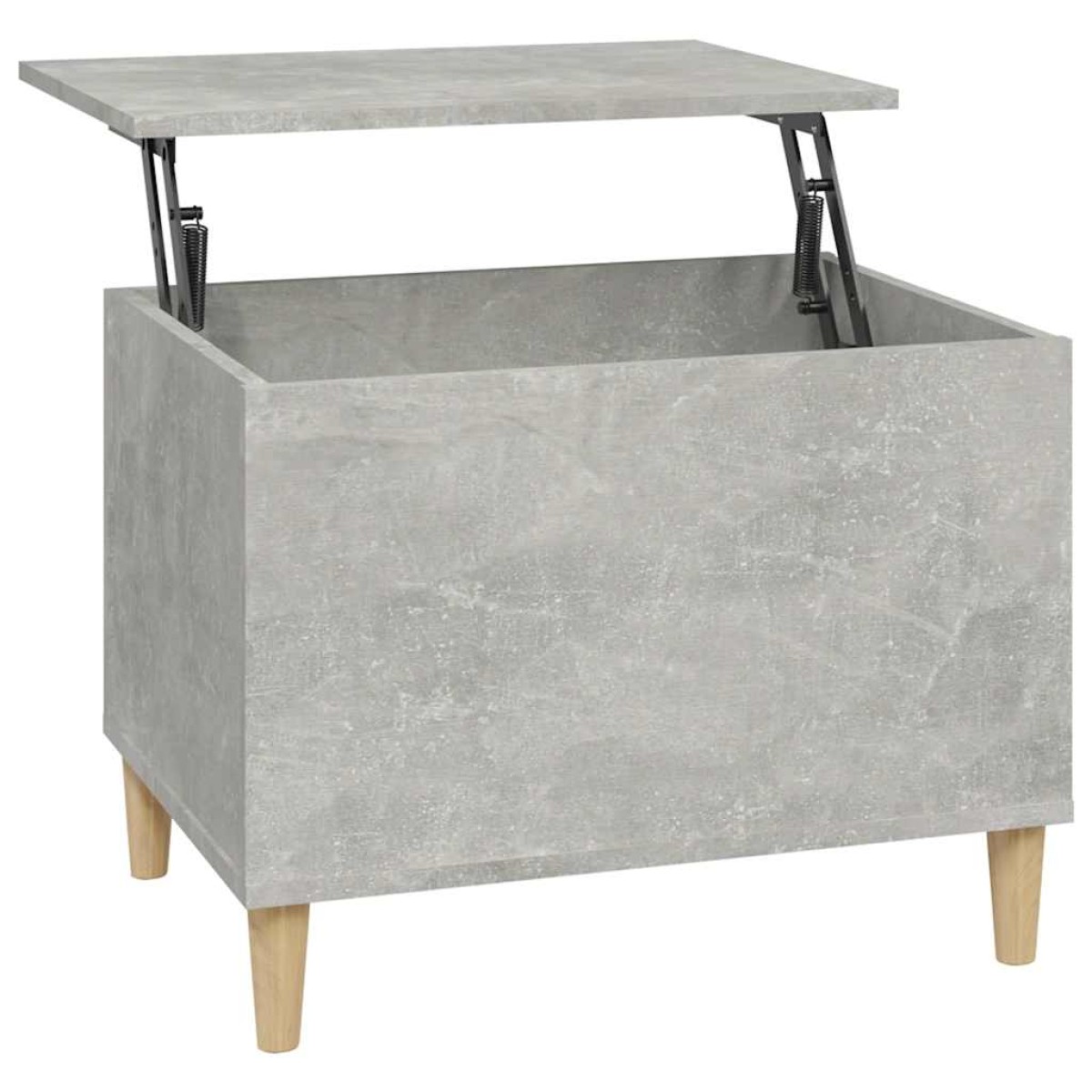 vidaXL Τραπεζάκι Σαλονιού Γκρι Σκυρ. 60x44,5x45 εκ. Επεξεργ. Ξύλο