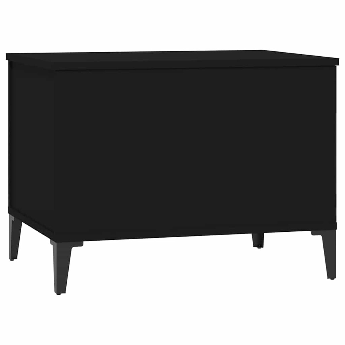 vidaXL Τραπεζάκι Σαλονιού Μαύρο 60x44,5x45 εκ. Επεξεργασμένο Ξύλο