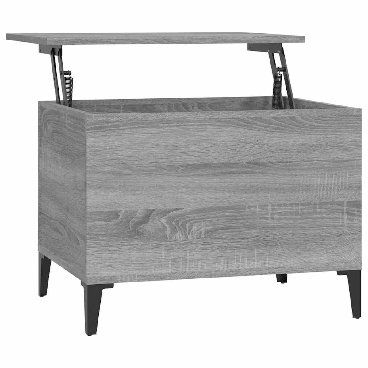vidaXL Τραπεζάκι Σαλονιού Γκρι Sonoma 60x44,5x45εκ. Επεξεργασμένο Ξύλο