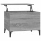 vidaXL Τραπεζάκι Σαλονιού Γκρι Sonoma 60x44,5x45εκ. Επεξεργασμένο Ξύλο
