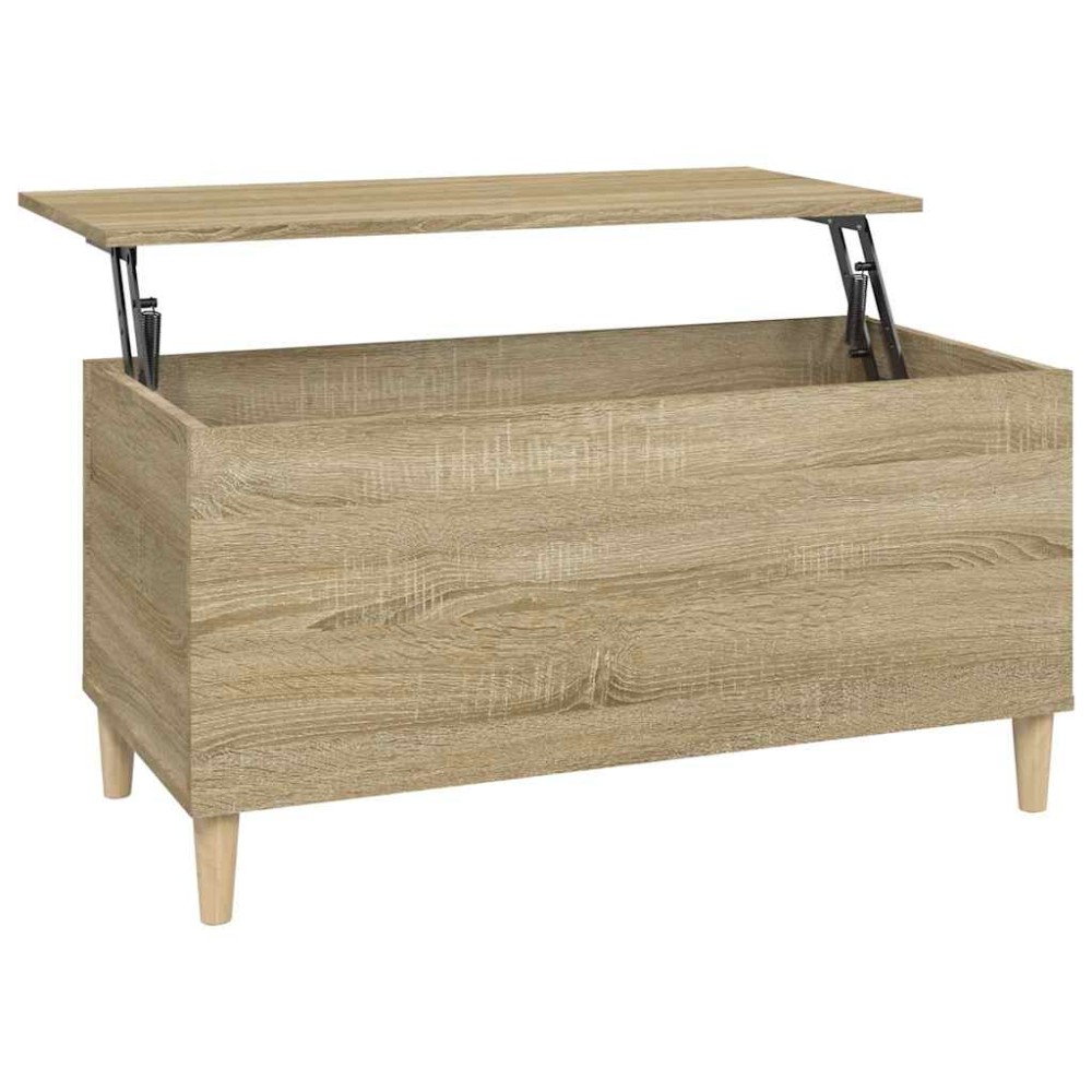 vidaXL Τραπεζάκι Σαλονιού Sonoma Δρυς 90x44,5x45εκ. Επεξεργασμένο Ξύλο