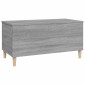 vidaXL Τραπεζάκι Σαλονιού Γκρι Sonoma 90x44,5x45 εκ.Επεξεργασμένο Ξύλο