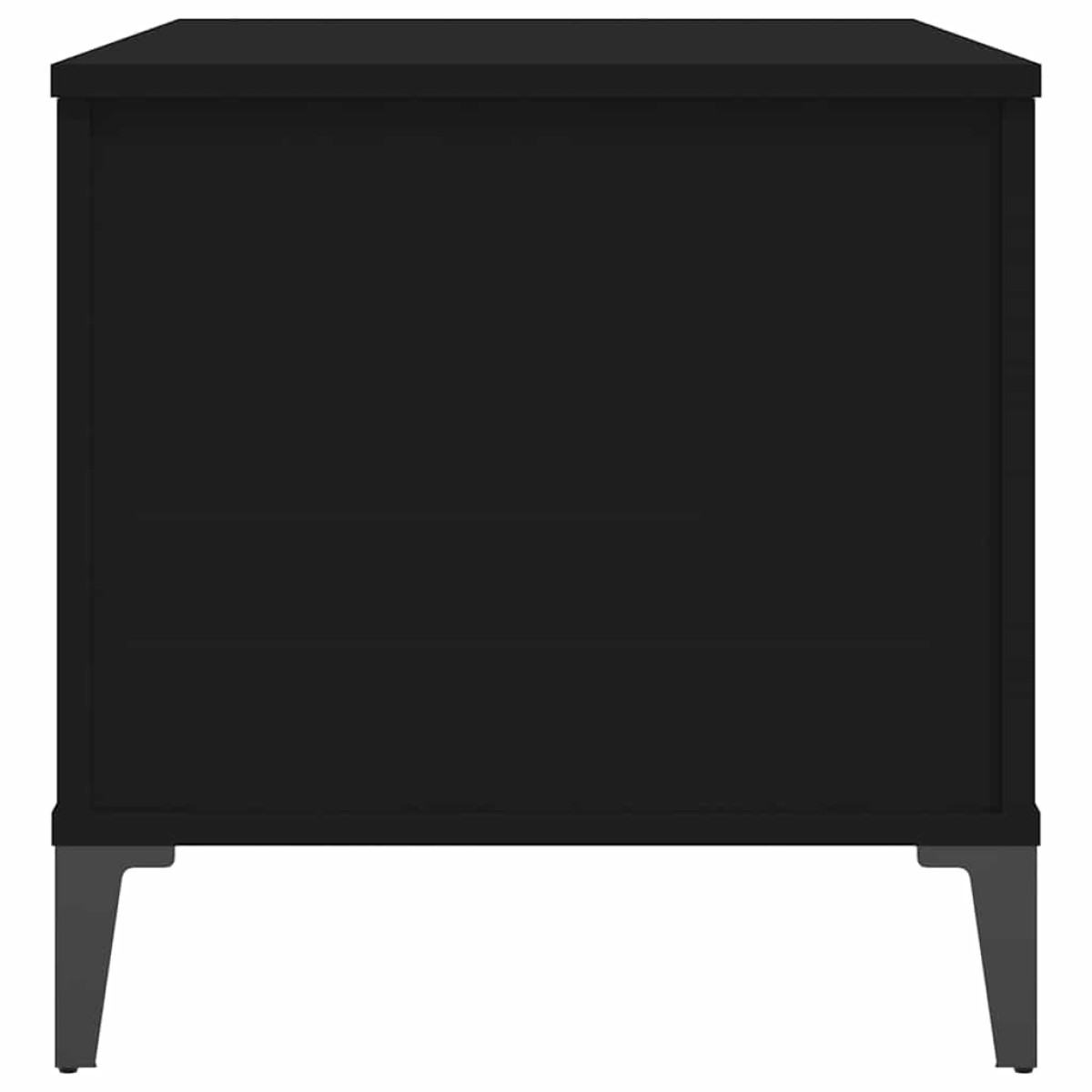 vidaXL Τραπεζάκι Σαλονιού Μαύρο 90x44,5x45 εκ. Επεξεργασμένο Ξύλο