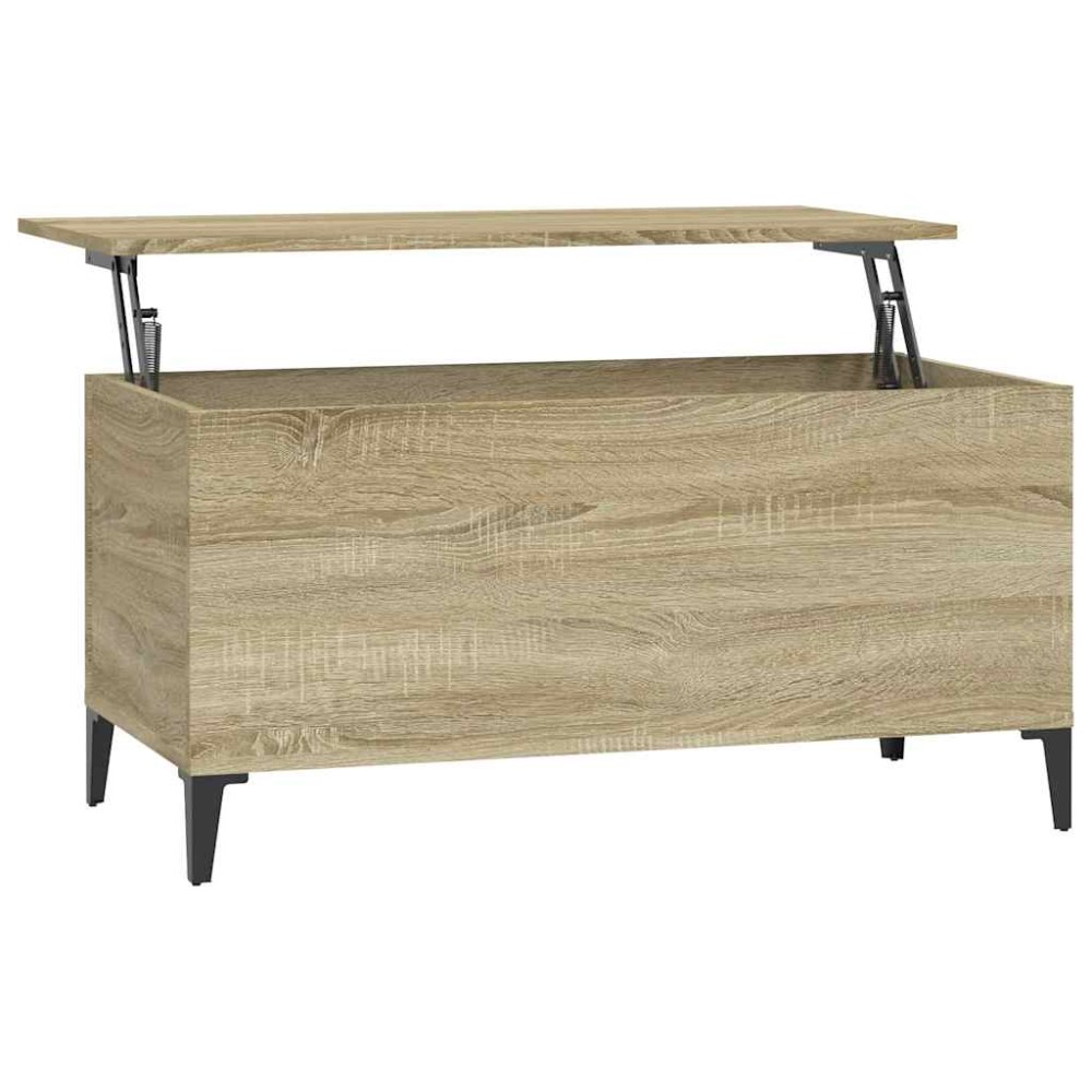 vidaXL Τραπεζάκι Σαλονιού Sonoma Δρυς 90x44,5x45εκ. Επεξεργασμένο Ξύλο