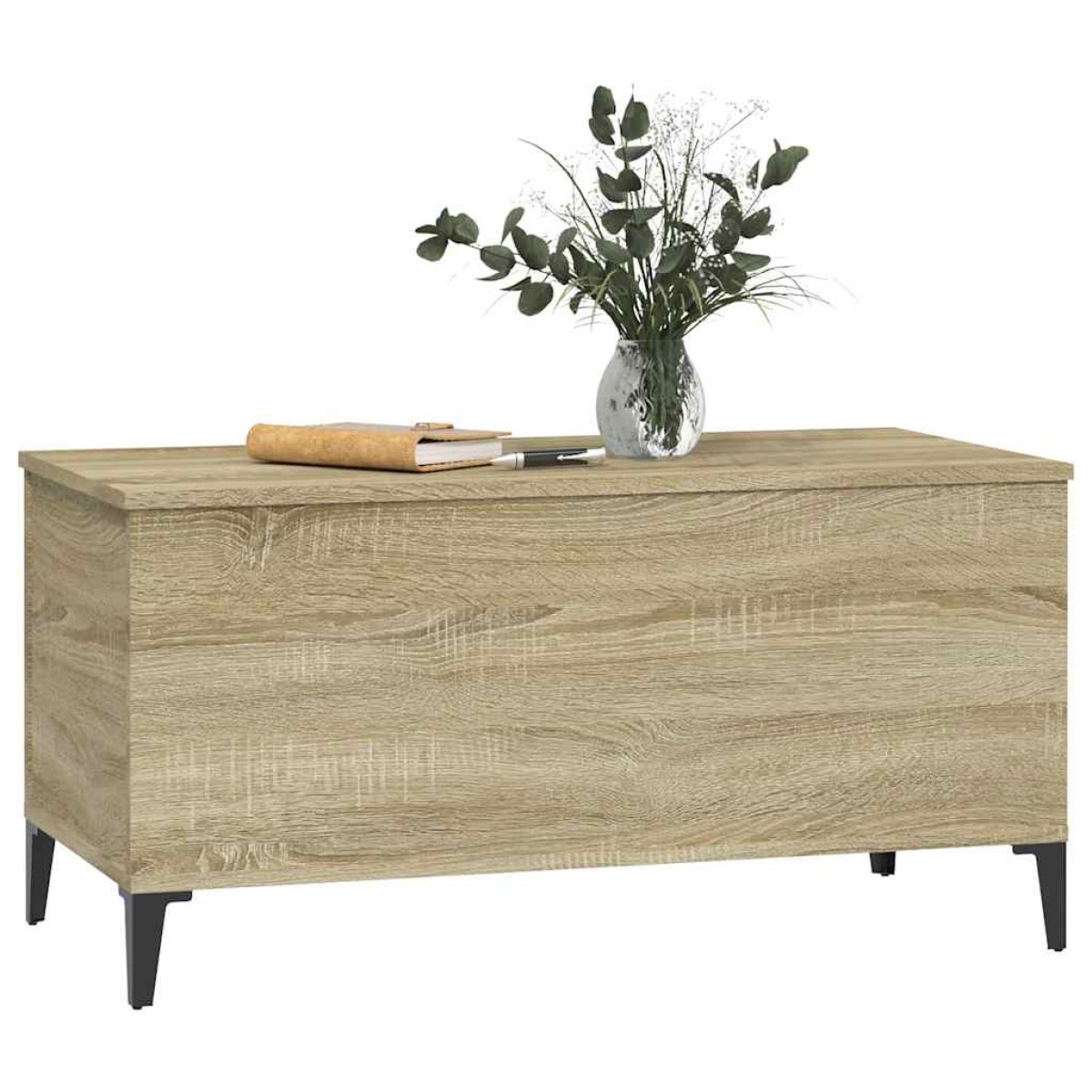 vidaXL Τραπεζάκι Σαλονιού Sonoma Δρυς 90x44,5x45εκ. Επεξεργασμένο Ξύλο
