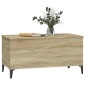 vidaXL Τραπεζάκι Σαλονιού Sonoma Δρυς 90x44,5x45εκ. Επεξεργασμένο Ξύλο