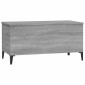 vidaXL Τραπεζάκι Σαλονιού Γκρι Sonoma 90x44,5x45 εκ.Επεξεργασμένο Ξύλο