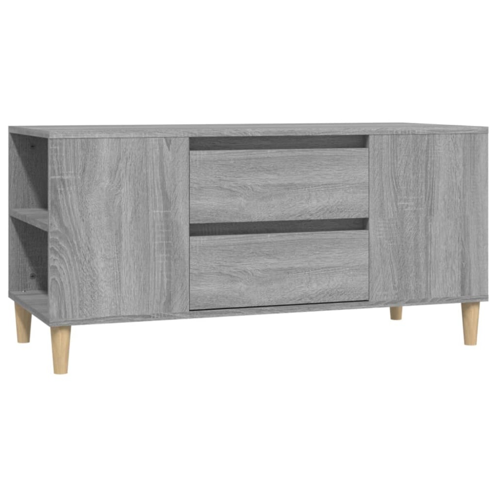 vidaXL Έπιπλο Τηλεόρασης Γκρι Sonoma 102x44,5x50εκ. Επεξεργασμένο Ξύλο